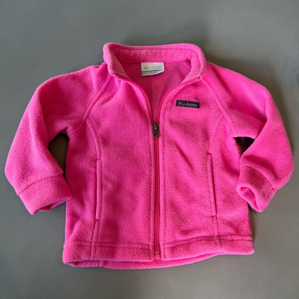 Columbia Pink Fleece Jacket, size 12-18 months